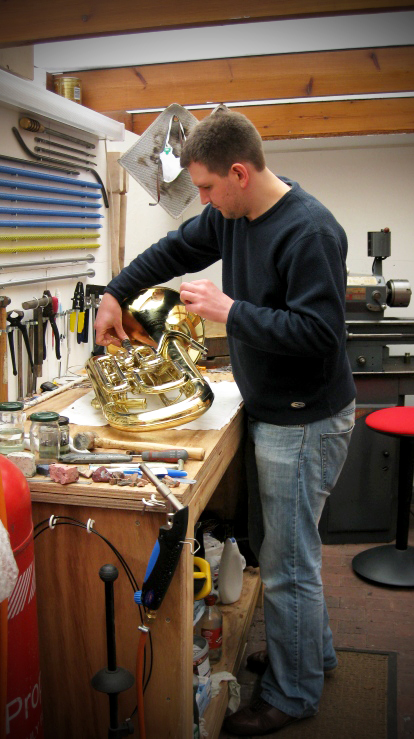 Andrew Clennell - Brass, trumpet, trombone repairs in Birmingham